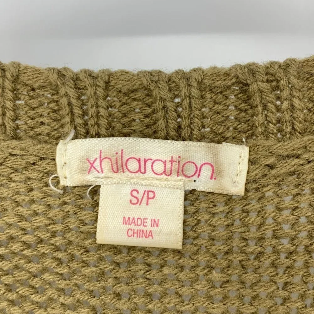 Womens Xhilaration Size S Faux Fur Vest Target Releasae 2014 Knit Sweater 3132 - Picture 2 of 7